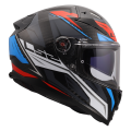 LS2 FF811 VECTOR II C SAVAGE WHITE BLUE RED-06 M