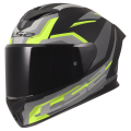 LS2 FF820 RAPID III HYPER BLACK H-V YELLOW M
