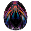 LS2 FF818 STORM III KAOS BLACK PURPLE BLUE S