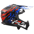 LS2 MX708 FAST II GROTESK WHITE BLUE RED-06 M