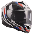 LS2 FF818 STORM III SPORTY WHITE BLUE RED S