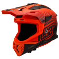 LS2 MX708 FAST II DUCK M.H-V ORANGE RED-06 XS