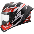 LS2 FF820 RAPID III XTREM WHITE BLACK RED L