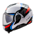 LS2 FF910 ADVANT II TRIPLE WHITE BLUE RED L