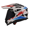 LS2 MX702 PIONEER II NAMIB WHITE BLUE RED-06 XXL