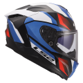 LS2 FF817 CHALLENGER II VIPER WHITE BLUE RED M