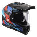 LS2 MX702 PIONEER II BLOCK BLACK RED BLUE-06 L