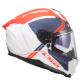 LS2 FF817 CHALLENGER II TITAN WHITE BLUE RED XL