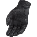 LS2 RUST MAN GLOVES BLACK LEATHER L