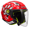 LS2 OF622 FUNNY II PAWS RED S