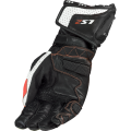 LS2 SWIFT RACING GLOVES BLACK WHITE RED XL