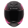 LS2 FF820 RAPID III POPPIES II BLACK PINK XS