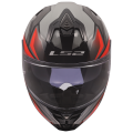 LS2 FF817 CHALLENGER II VIPER GREY RED S