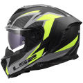 LS2 FF818 STORM III DYNAMO BLACK H-V YELLOW XS