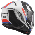 LS2 FF818 STORM III SPORTY WHITE BLUE RED S