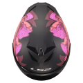 LS2 FF820 RAPID III POPPIES II BLACK PINK XS