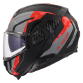 LS2 FF910 ADVANT II GLIDE BLACK GREY RED XS