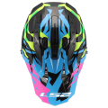 LS2 MX708 FAST II GROTESK BLUE PINK GREEN-06 L