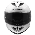 LS2 FF818 STORM III SOLID GLOSS WHITE XS