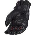 LS2 SPARK 2 LEATHER MAN GLOVES BLACK RED M
