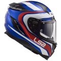 LS2 FF327 CHALLENGER FUSION BLUE RED 3XL