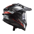 LS2 MX701 C EXPLORER FRONTIER G.TITANIUM RED-06 XL