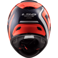 LS2 FF323 ARROW C EVO STING BLUE FLUO ORANGE