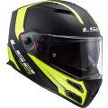 LS2 FF324 METRO EVO RAPID Matt Black Gloss Yellow, FOG FIGHTER (PINLOCK)