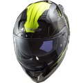 LS2 FF327 CHALLENGER CT2 FOLD GLOSS H-V YELLOW 3XL