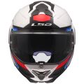 LS2 FF910 ADVANT II TRIPLE WHITE BLUE RED
