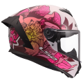 LS2 FF820 RAPID III POPPIES II WHITE PINK XXS