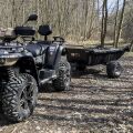 SHARK ATV TRAILER GARDEN 680 BLACK, 2 WHEEL