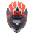 LS2 FF817 CHALLENGER II TITAN WHITE BLUE RED