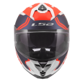 LS2 FF817 CHALLENGER II TITAN WHITE BLUE RED