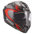 LS2 FF817 CHALLENGER II VIPER GREY RED 3XL