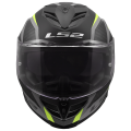 LS2 FF818 STORM III DYNAMO BLACK H-V YELLOW 3XL