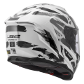 LS2 FF818 STORM III KAOS WHITE GREY L