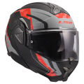 LS2 FF910 ADVANT II GLIDE BLACK GREY RED