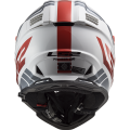 LS2 MX436 PIONEER EVO EVOLVE RED WHITE