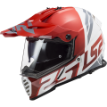LS2 MX436 PIONEER EVO EVOLVE RED WHITE XS