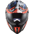 LS2 MX701 EXPLORER C FOCUS G.BLUE WHITE RED
