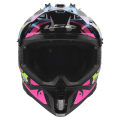 LS2 MX708 FAST II GROTESK BLUE PINK GREEN-06 3XL