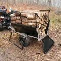 SHARK ATV TRAILER WOOD 550-G2 BLACK 160 x 130 x 85 cm