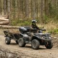 SHARK ATV TRAILER WOOD 550-G2 BLACK 160 x 130 x 85 cm