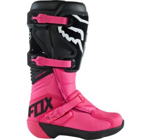 FOX Wmns Comp Boot - Buckle - 8, BLACK/PINK MX23