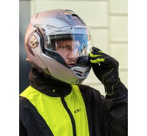 LS2 FF901 ADVANT X SOLID MATT TITANIUM-06 L
