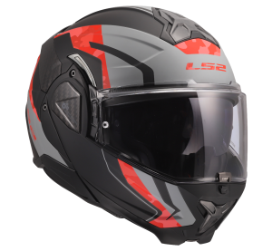 LS2 FF910 ADVANT II GLIDE BLACK GREY RED S