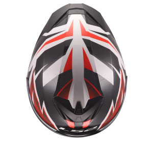 LS2 FF820 RAPID III XTREM WHITE BLACK RED S