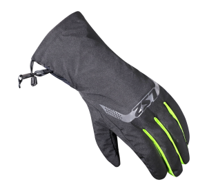 LS2 THERMORAIN GLOVES BLACK H-V YELLOW M-L