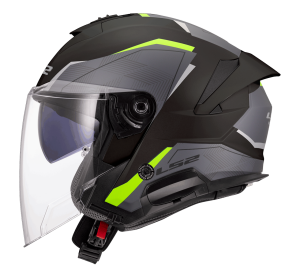 LS2 OF618 VERSO II AIR BLACK H-VIS YELLOW L